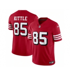 Men's San Francisco 49ers #85 George Kittle New Red 2023 F.U.S.E. Vapor Untouchable Limited Stitched Football Jersey