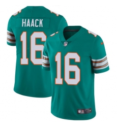 Youth Nike Miami Dolphins #16 Matt Haack Aqua Green Alternate Vapor Untouchable Elite Player NFL Jersey