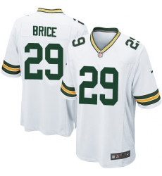 Men's Nike Green Bay Packers #29 Kentrell Brice Game White NFL Jersey