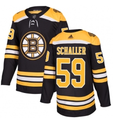 Men's Adidas Boston Bruins #59 Tim Schaller Premier Black Home NHL Jersey
