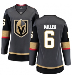 Women's Vegas Golden Knights #6 Colin Miller Authentic Black Home Fanatics Branded Breakaway NHL Jersey