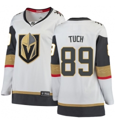 Women's Vegas Golden Knights #89 Alex Tuch Authentic White Away Fanatics Branded Breakaway NHL Jersey
