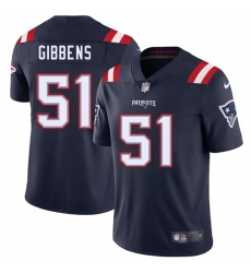 Men's New England Patriots #51 Jack Gibbens Navy 2025 Vapor Limited Football Stitched Jersey