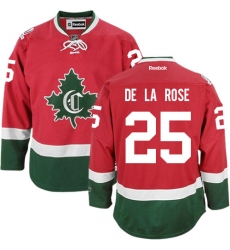 Women's Reebok Montreal Canadiens #25 Jacob de la Rose Authentic Red New CD NHL Jersey