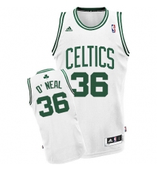 Youth Adidas Boston Celtics #36 Shaquille O'Neal Swingman White Home NBA Jersey