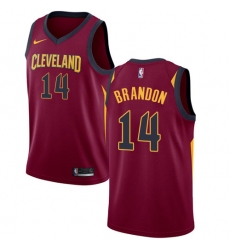 Women's Nike Cleveland Cavaliers #14 Terrell Brandon Swingman Maroon Road NBA Jersey - Icon Edition