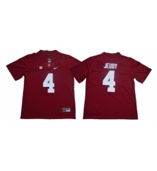 Alabama Crimson Tide 4 Jerry Jeudy Red Nike College Football Jersey