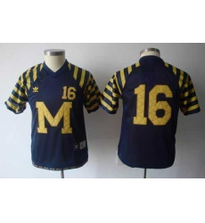 Youth NCAA Michigan Wolverines Denard Robinson 16 Under The Lights College Football Jersey