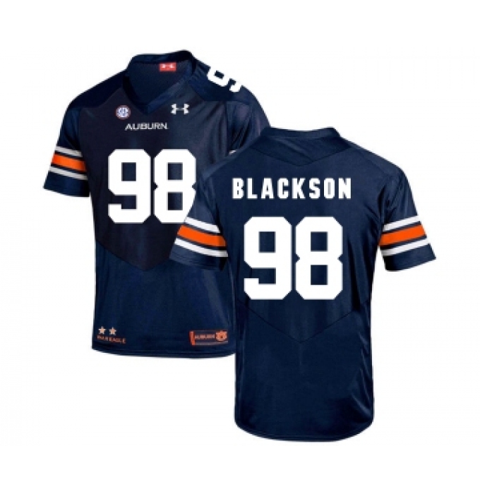 Auburn Tigers 98 Angelo Blackson Navy College Football Jersey