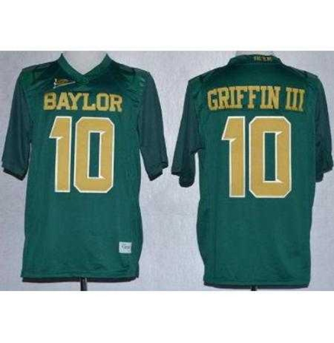 Baylor Bears Lache 10 Rebort Griffin Green NCAA Jerseys