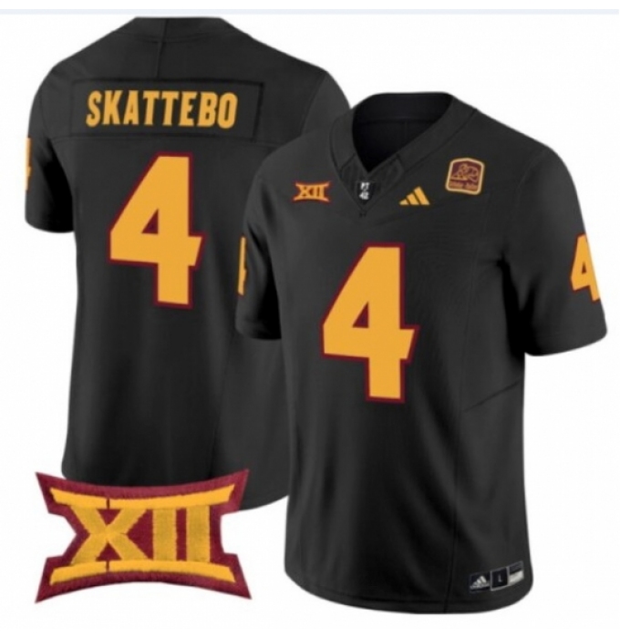 Men's Arizona State Skattebo Black Stitched NCAA Jersey