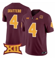 Men's Arizona State Skattebo Red Stitched NCAA Jersey