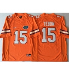 Florida Gators 15 Tim Tebow Orange College Football Jersey