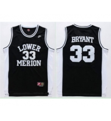 Men's Lower Merion High School #33 Kobe Bryant Black High School Nike Swingman Jersey