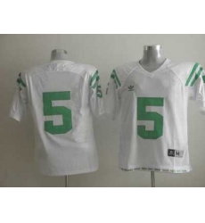 Dame #5 Fighting Irish White Embroidered NCAA Jersey