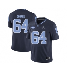 North Carolina Tar Heels 64 Jonathan Cooper Black College Football Jersey