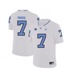 North Carolina Tar Heels 7 Austin Proehl White College Football Jersey