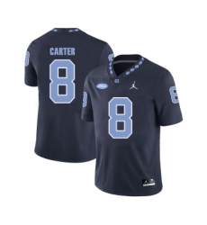 North Carolina Tar Heels 8 Michael Carter Black College Football Jersey