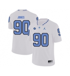 North Carolina Tar Heels 90 Andrew Jones White College Football Jersey