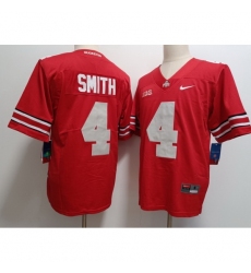 Men's Ohio State Buckeyes #4 Jeremiah Smith Red Vapor Limited Stitched NCAA Football Jersey