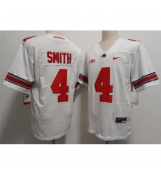 Men's Ohio State Buckeyes #4 Jeremiah Smith white Vapor Limited Stitched NCAA Football Jersey