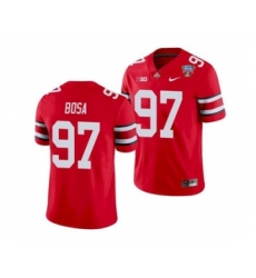 Men's Ohio State Buckeyes Nick Bosa 2021 Sugar Bowl Scarlet Football Jersey