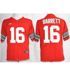 Ohio State Buckeyes #16 J. T. Barrett Red Diamond Quest Stitched NCAA Jersey