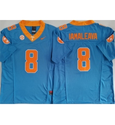 Men's Tennessee Volunteers #8 Nico Iamaleava Blue F.U.S.E. Stitched Jersey