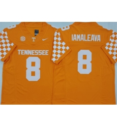 Men's Tennessee Volunteers #8 Nico Iamaleava Orange F.U.S.E. Stitched Jersey