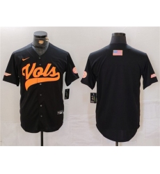 Men's Tennessee Volunteers Black Stitched Jersey