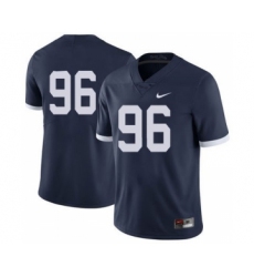 Men Penn State Nittany Lions #96 Navy Jersey