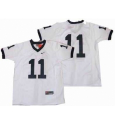 NCAA Penn State University 11 White Jersey