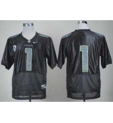 Oregon Ducks No.1 Fan Black Pro Combat Pac-12 College Football NCAA Jerseys