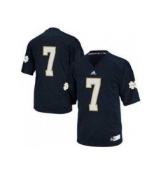 Notre Dame Fighting Irish 7 Stephon Tuitt Blue Techfit College Football NCAA Jerseys