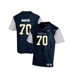 Notre Dame Fighting Irish 70 Zack Martin Navy College Football Jersey