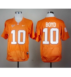 Clemson Tigers Tajh Boyd 10 Orange Pro Combat College Football Jersey