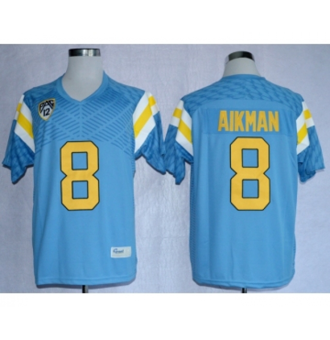 UCLA Bruins 8 Aikman L.Blue College Jerseys