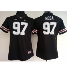 Ohio State Buckeyes 97 Joey Bosa Black Women College Football Jersey