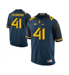 West Virginia Mountaineers 41 Elijah Drummond Navy College Football Jersey