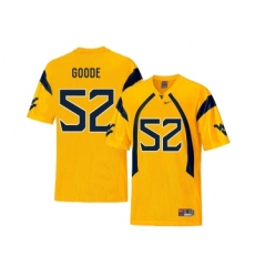 West Virginia Mountaineers 52 Najee Goode Gold College Football Jersey