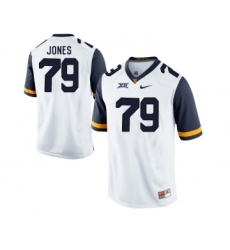 West Virginia Mountaineers 79 Matt Jones White College Football Jersey