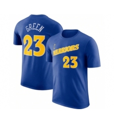 Men's Golden State Warriors #23 Draymond Green Blue 2022-23 Name & Number T-Shirt