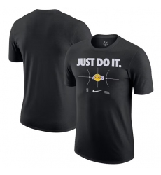 Men's Los Angeles Lakers Black Just Do It T-Shirt
