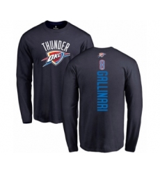 Basketball Oklahoma City Thunder #8 Danilo Gallinari Navy Blue Backer Long Sleeve T-Shirt
