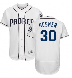 Men's Majestic San Diego Padres #30 Eric Hosmer White Home Flex Base Authentic Collection MLB Jersey
