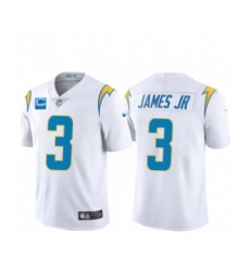 Men's Los Angeles Chargers 2022 #3 Derwin James Jr. White With 2-star C Patch Vapor Untouchable Limited Stitched Jersey