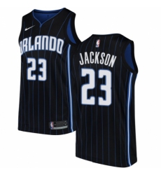 Women's Nike Orlando Magic #23 Justin Jackson Authentic Black NBA Jersey Statement Edition
