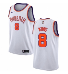 Youth Nike Phoenix Suns #8 George King Swingman White NBA Jersey - Association Edition