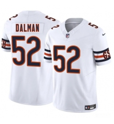Men's Chicago Bears #52 Drew Dalman White 2025 F.U.S.E. Vapor Football Stitched Jersey