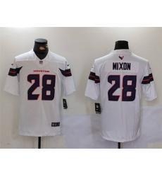 Men's Houston Texans #28 Joe Mixon White Vapor Untouchable Stitched Football Jersey